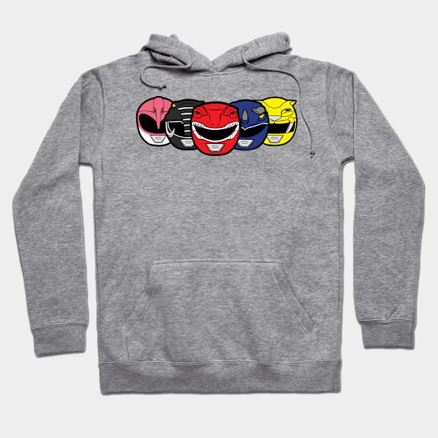 Power Rangers Hoodie by bonekaduduk